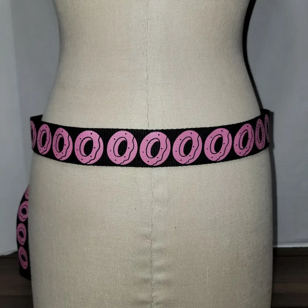 Tyler The Creator Odd Future Black & Pink Donut Belt 48